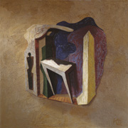 »Der gedeckte Tisch«   1993   120 × 120 cm