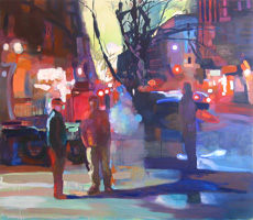 »Nachtlichter«   2010   200 × 230 cm   (•)