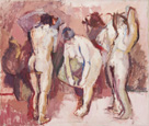 »Duschende Frauen«   1978   86 × 100 cm