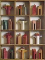 »Architekturfragmente-Kasten«   1997   130 × 104 cm