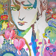 »Tränende Herzen« 2004 170 × 170 cm
