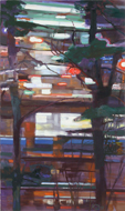 »Parkstieg«   2015   185 × 110 cm