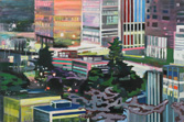 »Urbanes Grün«   2020   100 × 150 cm