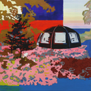 »Refugium 4«   2025   100 × 100 cm