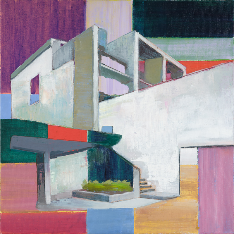 »Ruine«   2025   40 × 40 cm